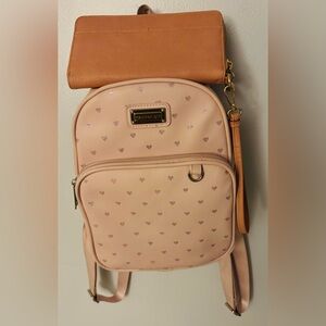 Madden Girl Mini Backpack & Lauren ConradRue Zip-Around Wallet